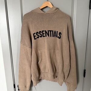 Essentials Tan Men's Hoodie